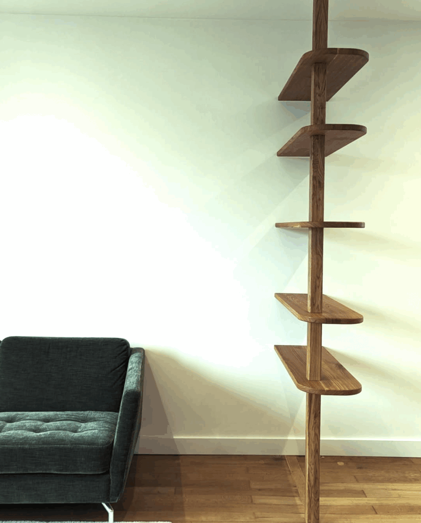 création d'une étagère en bois